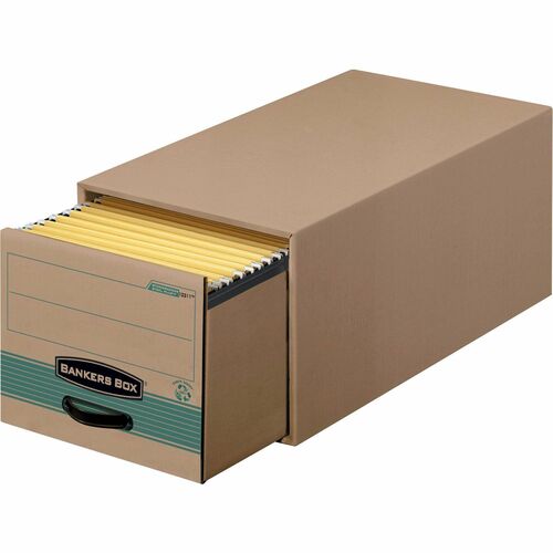 Drawer, Storage, Letter, Kraft/Green 6/CT