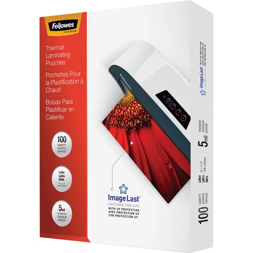 Pouch, Laminate, Letter, 5 Mil 100/PK