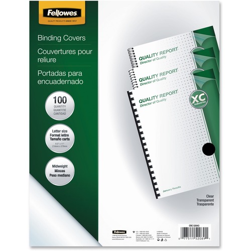 Cover, Crystals Clear, Square 100/PK