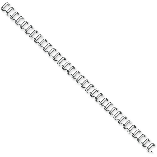 Spines, Wire, 3/8", 32-Hole, Black 25/PK