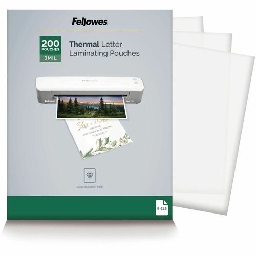 Pouch, Laminating Letter, 3 Milliliter 200/PK