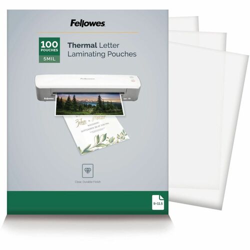 Pouch, Laminating, Letter, 5 Milliliter 100/PK