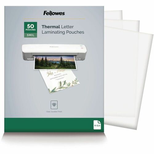 Pouch, Laminate, Thermal, Letter 5 Mil 50/PK
