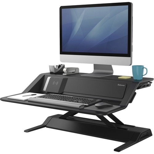Workstation, Sit-Stand, DX, Black