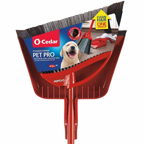 Broom, Pet Pro, Wood Dustpan
