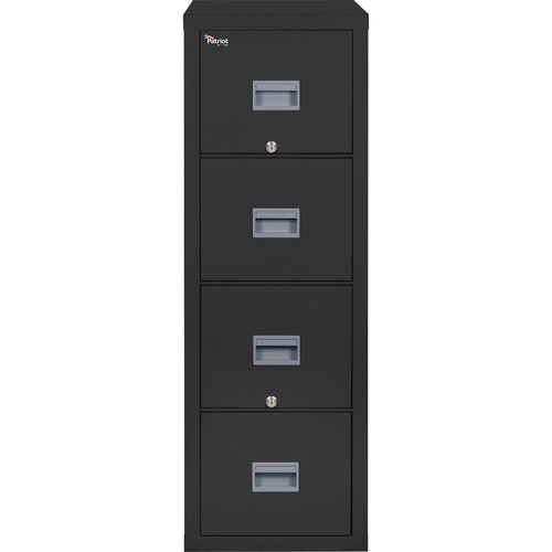 File, Fire, 4 Drawer, Black, 31", Light/Lime Green