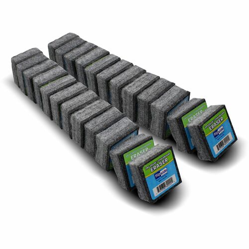 Eraser, Felt, Dry Erase/Chalk Board 24/PK
