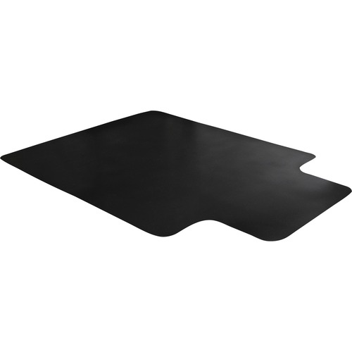 Chairmat, Hard Floor, 45" W x 53" L x 3/5" H, Black