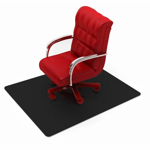Chairmat, Hard Floor, 48" W x 60" L x 3/5" H, Black