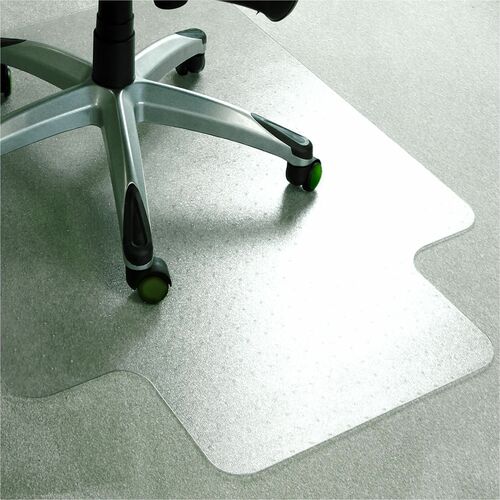 Chairmat, For Carpet, APET, Lip, 45" x 53", Clear