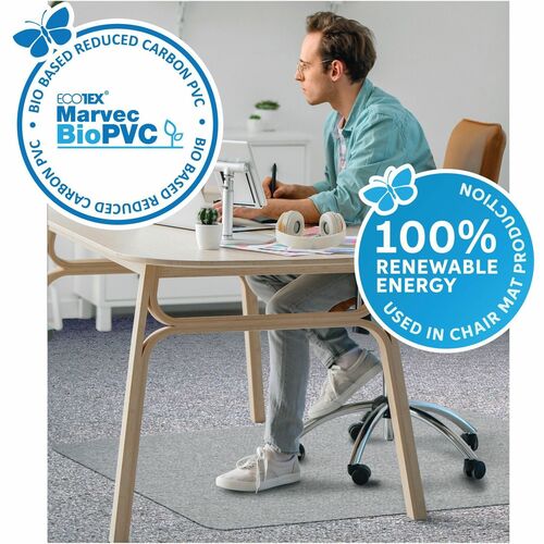 Chairmat, BioPVC, Carpet, 46x60