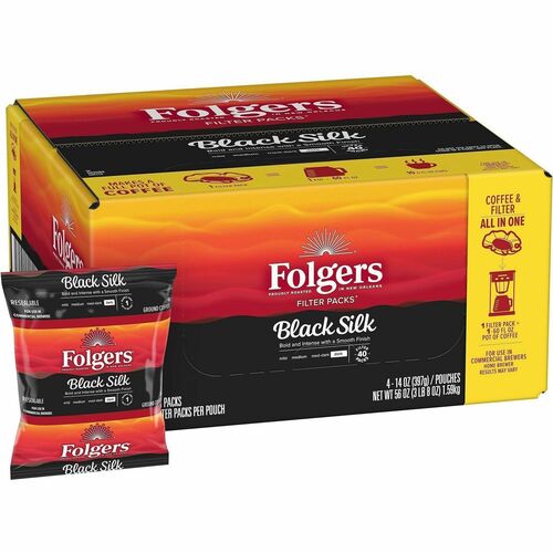 Coffee, Black, Silk, FG, 1.4 Ounce 40/CT