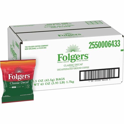 Coffee, Decaf, Folgers, 15 Oz 42/CT