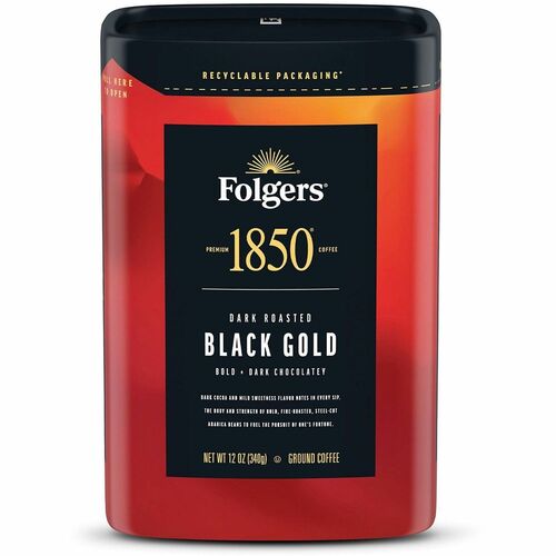 Coffee, Medrest, 12 Ounce, Black Gold 6/CT