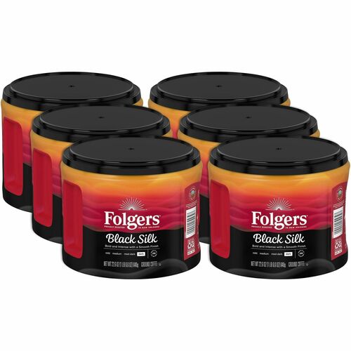 Coffee, Black Silk, Can, 22.6 Oz 6/CT
