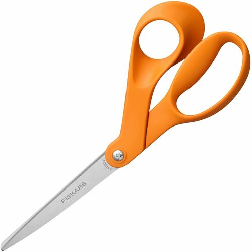 Scissors, Bent, 8 Inch, Orange