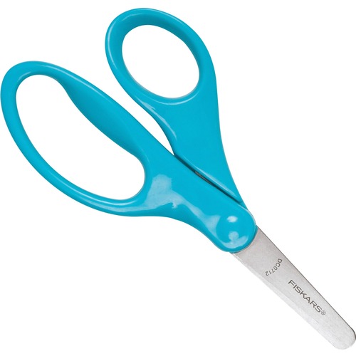 Scissors, For Children, Safety Edge Blades, Blunt, 5", Turquoise