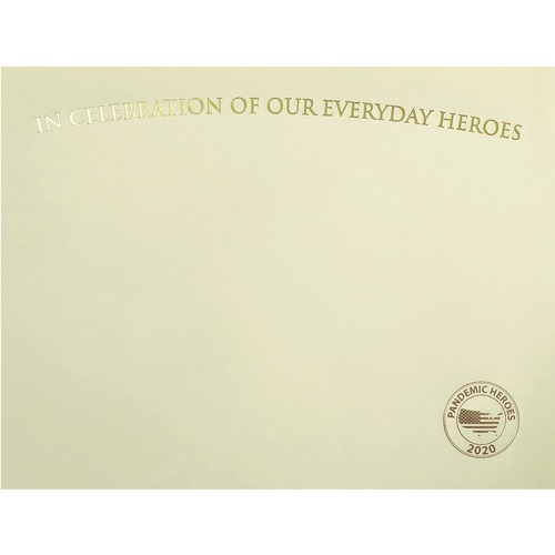 Certificate, Everyday Hero, 8-1/2" W x 11" L x 3/10" H, IY 25/PK