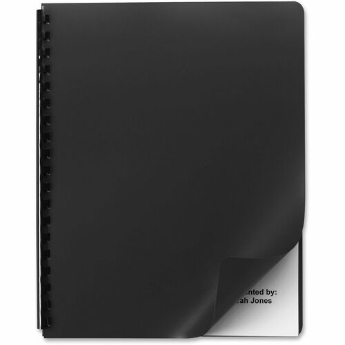 Cover, Back, Design, Poly, Black 25/PK
