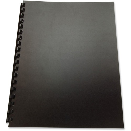 Covers, Bind, Recycled, Poly, Black 25/PK