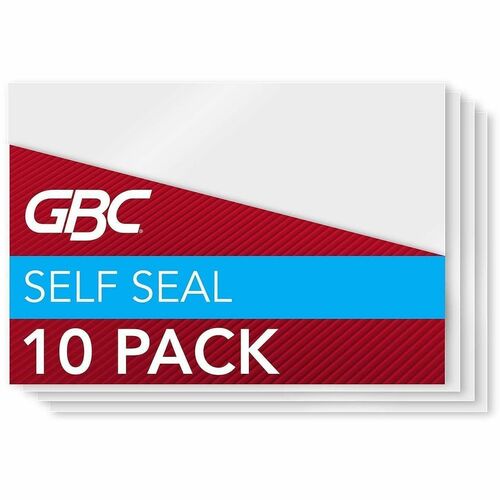 Laminating ID Pouch W/Clip, 8 Mil, Horz, 4-1/8" x 2-15/16", CL 10/PK