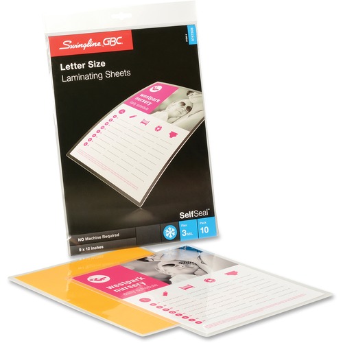 Pouch, Self Adhesive Letter, Cr 10/PK