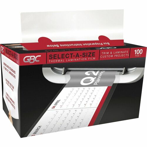 Film, Laminating, Select Size, 100 Foot, 3 Mil