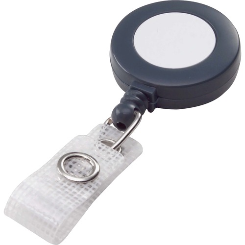 Holder, Badge, Retractible, Gray 25/BX