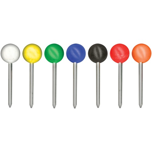 Tack, Map, Medium Heavy Duty, 3/8" Point, Assorted 100/BX