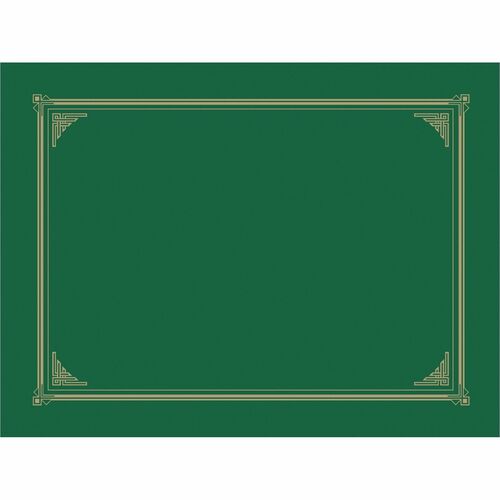 Holder, Cert, Gold Foil, Green 6/PK