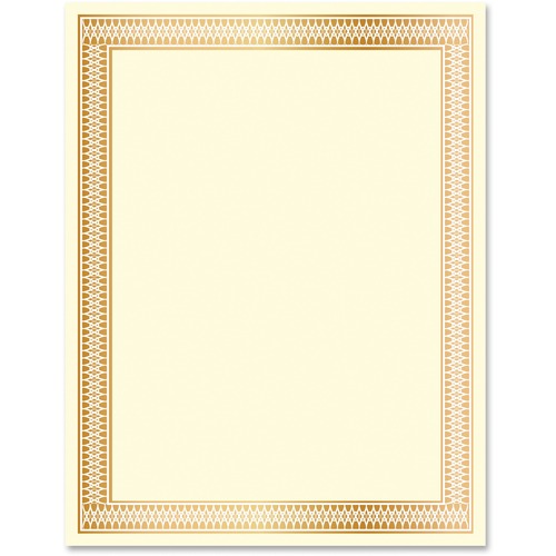 Certificate, Traditnl, Gld Fl 100/PK
