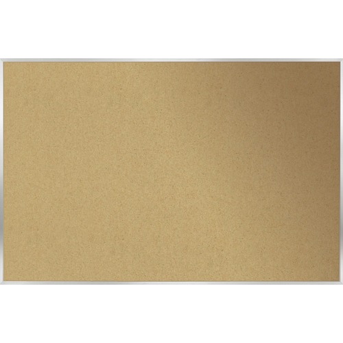 Bulletin Board, Aluminum Frame, 24" x 18", Natural