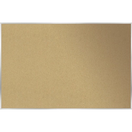 Bulletin Board, Aluminum Frame, 46.5" x 36", Natural