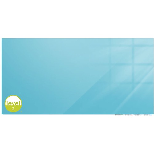 Whiteboard, Glass, Magnetic, Horizontal, 72" x 36", BE