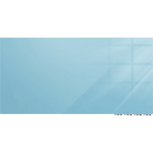 Whiteboard, Glass, Magnetic, Horizontal, 60" x 48", BE