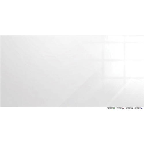 Whiteboard, Glass, Magnetic, Horizontal, 60" x 48", WE