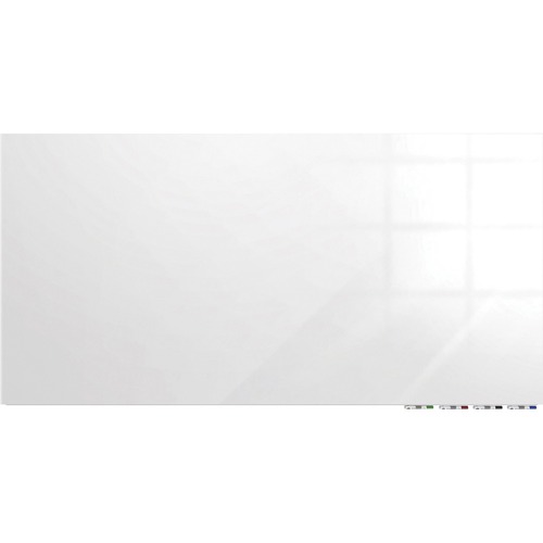 Whiteboard, Glass, Magnetic, Horizontal, 72" x 48", WE