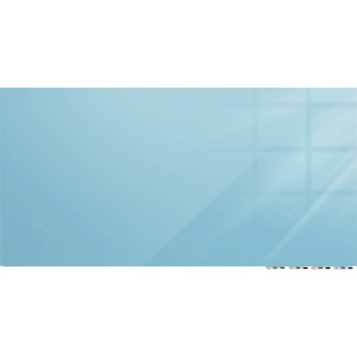 Whiteboard, Glass, Magnetic, Horizontal, 96" x 48", BE