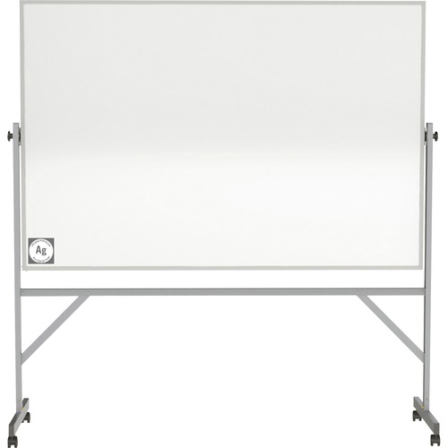 Board, Dry-Erase, Reversible, Mobile, Hygienic, 72" x 48", Whiteboard Eraser