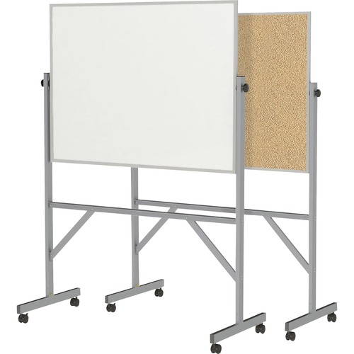 Combo Board, Reversible, Aluminum Frame, 48" x 36", WE/NL