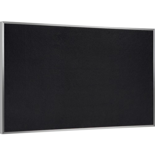 Board, Alum, Rub, 2' x 3', Black