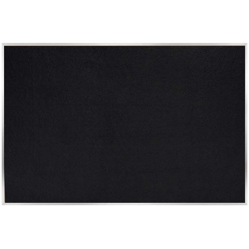 Board, Alum, Rub, 4' x 12', Black