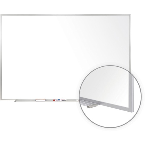 Markerboard, 2'x3', 1 Marker/1 Eraser, Porcelain/Steel