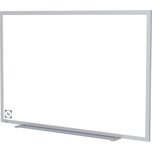 Whiteboard, Porcelain, Hygienic, Magnetic, 48" x 36", We