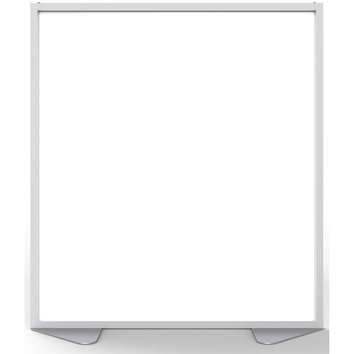 Partition, Aluminum Frame, Porcelain, 48" x 54", White