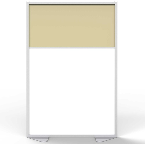 Partition, Aluminum Frame, Porcelain/Vinyl, 48" x 72", Caramel