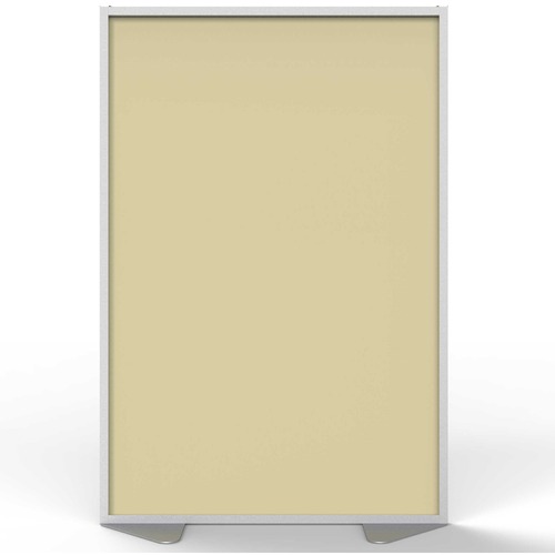 Partition, Aluminum Frame, Vinyl, 48" x 72", Caramel