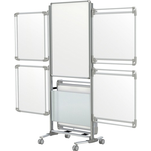 Board, Dry Erase, Easel, Acrylic Frame, Porcelain, 32" x 76", WE