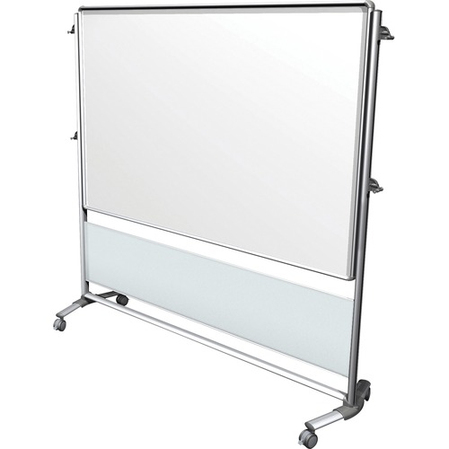 Board, Dry Erase, Easel, Acrylic Frame, Porcelain, 76"x76", WE