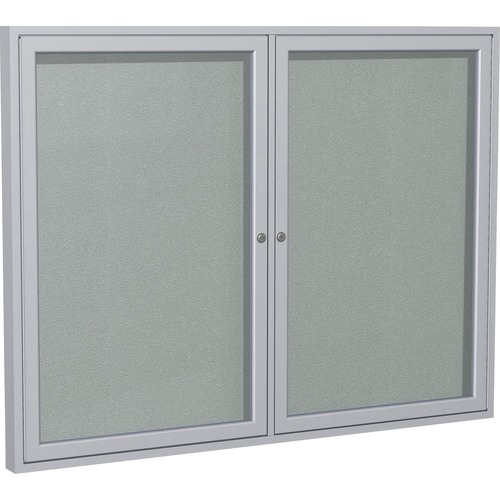 Board, Enclosure, 2 Door, Alarm, 48 X 60, Silver